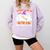 You Can't Scare Me I'm A 2nd Grade Teacher Halloween Comfort Colors Sweatshirt Orchid