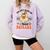 You Can't Scare Me I Teach Daycare Teacher Halloween Ghost Comfort Colors Sweatshirt Orchid