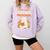 You Cant Scare Me I Teach Preschool Halloween Teacher Comfort Colors Sweatshirt Orchid
