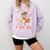 You Can't Scare Me I Teach Preschool Teacher Team Halloween Comfort Colors Sweatshirt Orchid