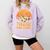You Can't Scare Me I Teach Social Studies Teacher Halloween Comfort Colors Sweatshirt Orchid