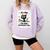Cat It's Fine I'm Fine Everything Is Fine Teacher Life Comfort Colors Sweatshirt Orchid