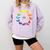 Chicken Themed Color Wheel Educational Art Teacher Artist Men Women Girls Kids Comfort Colors Sweatshirt Orchid