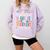 Childcare Teacher Negotiate With Toddlers Daycare Provider Comfort Colors Sweatshirt Orchid
