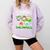 Chillin With My Pre-K Snowmies Christmas Teacher Xmas Comfort Colors Sweatshirt Orchid Chillin With My Pre-K Snowmies Christmas Teacher Xmas Comfort Colors Sweatshirt Orchid