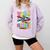 Color The World With Kindness Teacher Back To School Comfort Colors Sweatshirt Orchid Color The World With Kindness Teacher Back To School Comfort Colors Sweatshirt Orchid