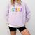 Colorful Steam Letters For Steam Program Teacher And Student Comfort Colors Sweatshirt Orchid Colorful Steam Letters For Steam Program Teacher And Student Comfort Colors Sweatshirt Orchid