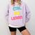 Computer Teacher Back To School Kids Ctrl Alt Learn Comfort Colors Sweatshirt Orchid