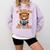 All The Cool Lions Are Reading Lion Teacher Men Women Kids Comfort Colors Sweatshirt Orchid