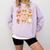 Coquette Bow Teacher Thanksgiving Fall Autumn Girls Women Comfort Colors Sweatshirt Orchid Coquette Bow Teacher Thanksgiving Fall Autumn Girls Women Comfort Colors Sweatshirt Orchid