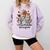 Cultivando Bilingues Dual Language Crew Bilingual Teacher Men Women Girls Kids Comfort Colors Sweatshirt Orchid