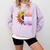 Cute I Became A Teacher Because Your Life Is Worth My Time Comfort Colors Sweatshirt Orchid