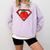Cute Distressed Super Teacher Superhero Apple Shirt Comfort Colors Sweatshirt Orchid Cute Distressed Super Teacher Superhero Apple Shirt Comfort Colors Sweatshirt Orchid