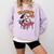 Cute Elementary School Student Dog Teacher's Pet Comfort Colors Sweatshirt Orchid