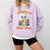 Cute Halloween Teacher Librarian Mummy Reading Books Comfort Colors Sweatshirt Orchid Cute Halloween Teacher Librarian Mummy Reading Books Comfort Colors Sweatshirt Orchid