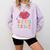 Cute Maestra Teacher Comfort Colors Sweatshirt Orchid
