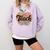 Cute Teacher With Apple Retro Teacher Kids Back To School Comfort Colors Sweatshirt Orchid Cute Teacher With Apple Retro Teacher Kids Back To School Comfort Colors Sweatshirt Orchid