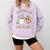 Daycare Boo Crew Groovy Halloween Floral Ghost Kid Teacher Comfort Colors Sweatshirt Orchid Daycare Boo Crew Groovy Halloween Floral Ghost Kid Teacher Comfort Colors Sweatshirt Orchid