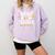 Daycare Provider Toddler Teaching Infant Room Teacher Comfort Colors Sweatshirt Orchid
