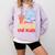 Diabetic Teacher Diabetes Awareness Insulin Blue Ribbon Comfort Colors Sweatshirt Orchid