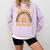 Director One Thankful Fall Teacher Women Life Comfort Colors Sweatshirt Orchid