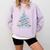 DNA Helix Christmas Tree Scientist Biology Science Teacher Comfort Colors Sweatshirt Orchid DNA Helix Christmas Tree Scientist Biology Science Teacher Comfort Colors Sweatshirt Orchid