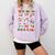 What Are We Doing Today PE Teacher Snowman Christmas Comfort Colors Sweatshirt Orchid