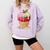 Dripping Apple Ice Cream Cone Cute Teacher Appreciation Comfort Colors Sweatshirt Orchid Dripping Apple Ice Cream Cone Cute Teacher Appreciation Comfort Colors Sweatshirt Orchid