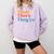 English Teacher Their There Theyre Grammar Men Women Comfort Colors Sweatshirt Orchid