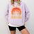 English Teacher Matching This Is My Scary Halloween Costume Comfort Colors Sweatshirt Orchid