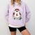 Espooky Vibes Maestra Halloween Spanish Mexican Teacher Comfort Colors Sweatshirt Orchid
