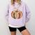 Fall Book Pumpkin Fall Librarians Bookworm Teachers Students Comfort Colors Sweatshirt Orchid
