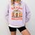 Fall In Love With Learning Book Lover Autumn Pumpkin Teacher Comfort Colors Sweatshirt Orchid