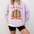 Fall In Love With Reading Pumpkin Autumn Librarians Teacher Comfort Colors Sweatshirt Orchid