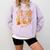 First Grade Fall Floral Coquette Bow Teachers Students Comfort Colors Sweatshirt Orchid First Grade Fall Floral Coquette Bow Teachers Students Comfort Colors Sweatshirt Orchid