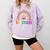 First Grade Rainbow Girls Boys Teacher Team 1st Grade Squad Comfort Colors Sweatshirt Orchid First Grade Rainbow Girls Boys Teacher Team 1st Grade Squad Comfort Colors Sweatshirt Orchid