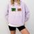 First Teach Then Thanksgiving I'm Earning A Break Teacher Comfort Colors Sweatshirt Orchid