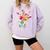 Flower American Sign Language ASL Teacher Teaching Deaf Comfort Colors Sweatshirt Orchid Flower American Sign Language ASL Teacher Teaching Deaf Comfort Colors Sweatshirt Orchid