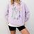 Flowers Test Tube Chemistry Student Science Teacher Women Comfort Colors Sweatshirt Orchid