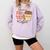 Friyay Teacher Coffee Friday School Cute Fri Yay Comfort Colors Sweatshirt Orchid