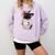 Girls I Heart Mom Love Mama Boston Terrier Dog Lover Comfort Colors Sweatshirt Orchid