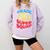 Grade 1 Super Squad Superhero Teacher Team Comfort Colors Sweatshirt Orchid