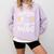 Some Grandpas Play Bingo Real Grandpas Teach Music Teacher Comfort Colors Sweatshirt Orchid