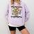 Groovy ABA RBT Therapist In My Behavior Analyst Era Teacher Comfort Colors Sweatshirt Orchid