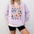 Halloween Alphabet ABCs Learning Kindergarten Teacher Comfort Colors Sweatshirt Orchid Halloween Alphabet ABCs Learning Kindergarten Teacher Comfort Colors Sweatshirt Orchid