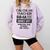 Halloween Calculus Teacher Prisoner Costume Comfort Colors Sweatshirt Orchid