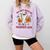 Halloween You Can't Scare Me I'm A School Teacher's Aide Comfort Colors Sweatshirt Orchid