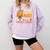 Halloween You Can't Scare Toddler Teacher For Men Women Comfort Colors Sweatshirt Orchid