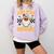 Halloween Read More Books Retro Costume Teacher Women Girls Comfort Colors Sweatshirt Orchid