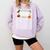 Halloween Teacher Composition Book Notebook Matching Group Comfort Colors Sweatshirt Orchid
